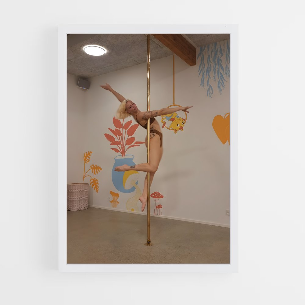 Poster Pole Dance Étoile – affiche Danse (vue 3)